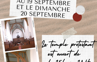 Visite du temple été 2026